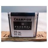 Federal 22 Magnum 40gr HP Ammunition - 50rds