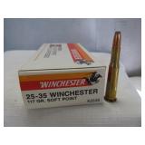 Winchester 25-35 WCF 117gr SP Ammunition 20rd