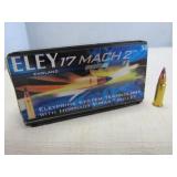 Eley 17 Mach 2 Rim Fire Ammunition 50rd