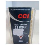 CCI TNT Green .22 Magnum 22WMR Ammunition 50rd