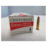 Centurion 5mm Remington Magnum Rimfire Ammunition