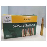 Sellier & Bellot 7X64 Brenneke 139gr SP Ammunition
