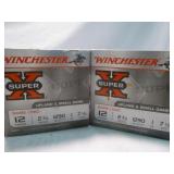 2 Boxes Winchester SuperX 12ga #7 1/2 Shot Shells