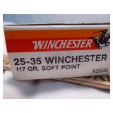 Winchester 25-35 WCF 117gr SP Rifle Ammunition