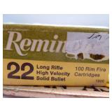 Remington 22LR High Velocity Ammunition - 100rds