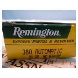 Remington 380 ACP 95gr FMJ Ammunition - 50rds