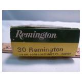 Remington 30 Remington 170gr Rifle Ammunition 20rd