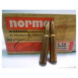 Norma 7.5X55 Swiss 180gr SP Rifle Ammunition 20rd