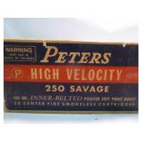 Peters 250 Savage 100gr SP Rifle Ammunition