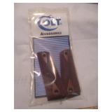 Colt 1911 Wood Factory Double Diamond Grips - NEW