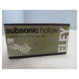 Eley 22 Long Rifle Subsonic HP Ammunition 50rd