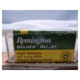 Remington Golden Bullet .22LR Ammunition 100rd