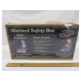 Alarmed Safety Box - Wood Box with Latch & Alarm