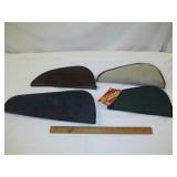 4pc Padded Pistol / Revolver Cases