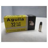 Aguila 32S&W Long LRN Ammunition 50rds