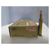 Federal Premium 7mm STW 160gr Ammunition 20rds