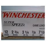 Winchester Super Speed 12ga #7 1/2 Shot Shell Ammo