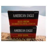 American Eagle 223 Remington 62gr FMJ Ammo 40rd
