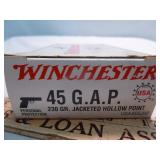 Winchester 45 G.A.P. 230gr JHP Ammunition 50rd