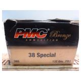 PMC 38 Special 132gr FMJ Ammunition - 50rds