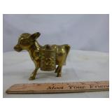 Vintage Solid Brass Donkey S&P Set