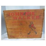 Johnnie Walker Red Label Scotch Vintage Crate