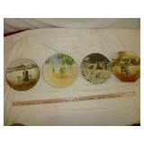 Royal Doulton Dickens Ware Porcelain Plates & Bowl