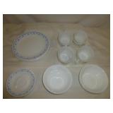 Vintage Corelle Morning Blue Breakfast Set