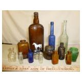 Vintage to Antique Glass Bottle & Jar Collection
