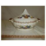 Mid Century Japan Harvest Motif Ceramic Tureen