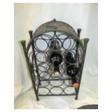 Wrought Metal 14 Bottle Wine Rack