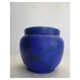 Vintage Bretby England Blue Lapis Jardiniere Vase