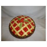Over & Back Portugal Ceramic Cherry Pie Dish