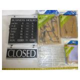 Century Series Business Hours Sign with Letters