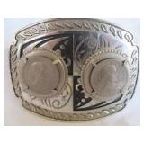 1979 Double Susan B Anthony $1 Coins Buckle
