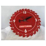 Craftsman 10' Saw Blade Shop Clock