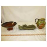 3pc Ceramic Esmond McCoy Fruit Bowl, Talavera, Etc