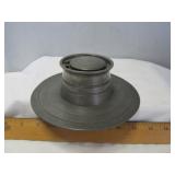 Antique Pewter Maritime Ship's Ink Well