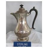 Late Victorian Sterling Silver Antique Coffee Pot