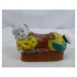 Hand Painted 'Cheeky' Asian Porcelain Trinket Box