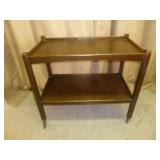Vintage Wood Tea Trolley / Serving Cart