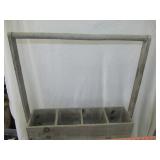 Hand Made Wood Divided Garden Tote Box