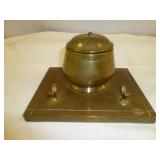 Antique Sencbusch Self Closing Brass Ink Well