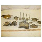Antique Silver Plate Table Service & Accessories