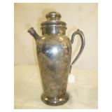 Excelsior Antique Silver Plate Cocktail Pitcher