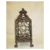 Ornate Large Cast Metal Candle Lantern