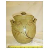 Mid Century Stone Ware 10' Cookie / Biscuit Jar