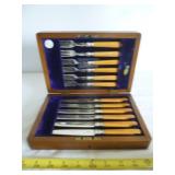 FW Dawson New Zealand Late Victorian Fish Cutlery