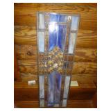 Leaded Stained Glass Large Panel - Sun Catcher