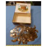 Vintage US Coins - Ike Dollars, Lincoln Cents, Etc